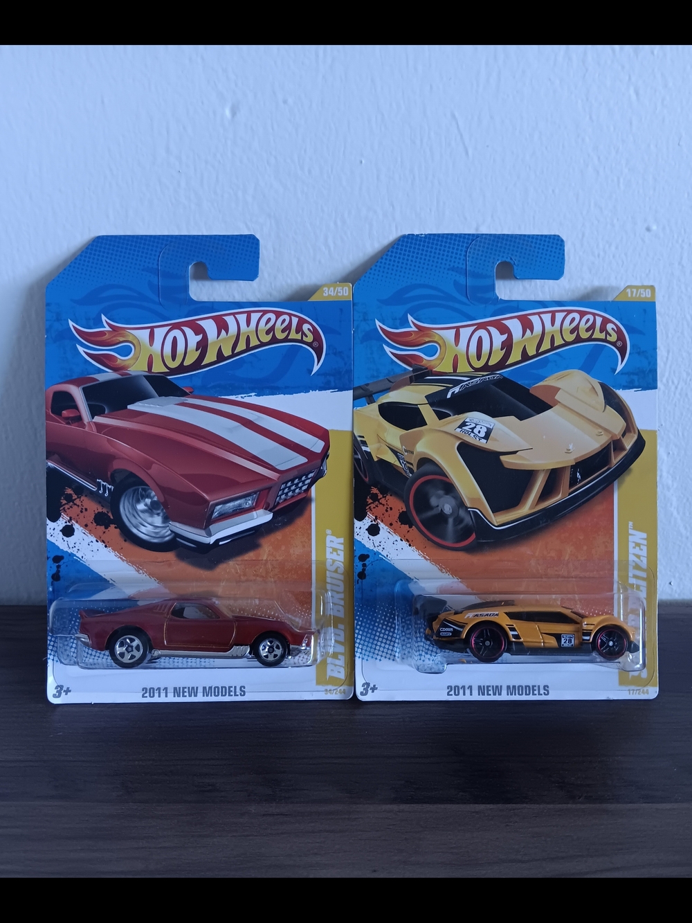 Hot Wheels Blvd Cruiser & Super Blitzen 2011 New Models Lot Of 2